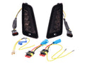 Set semnalizări față LED fumuriu pentru Vespa GT, GTL, GTV, GTS 125-300