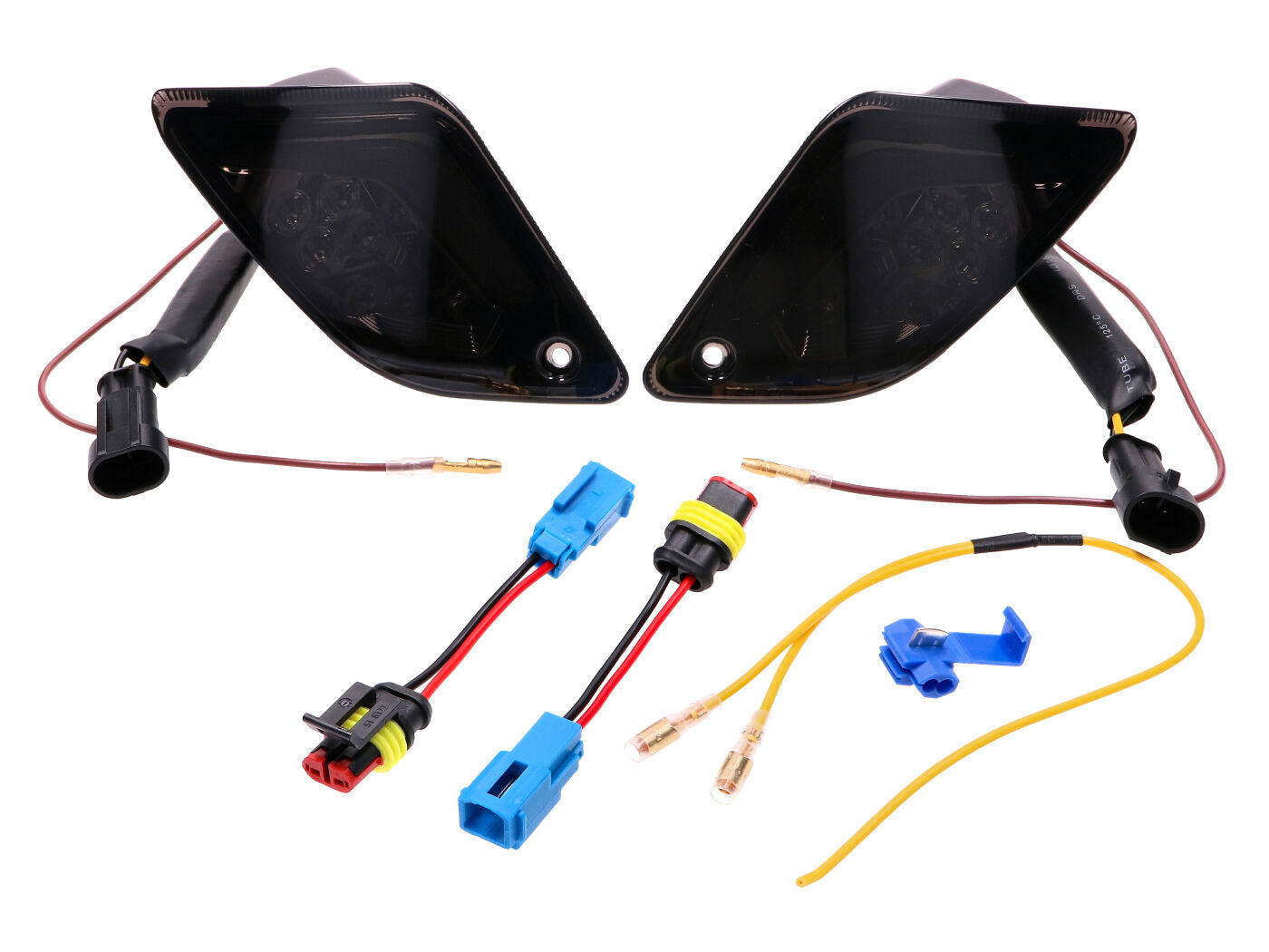Set semnalizări spate LED fumuriu pentru Vespa GT, GTL, GTV, GTS 125-300