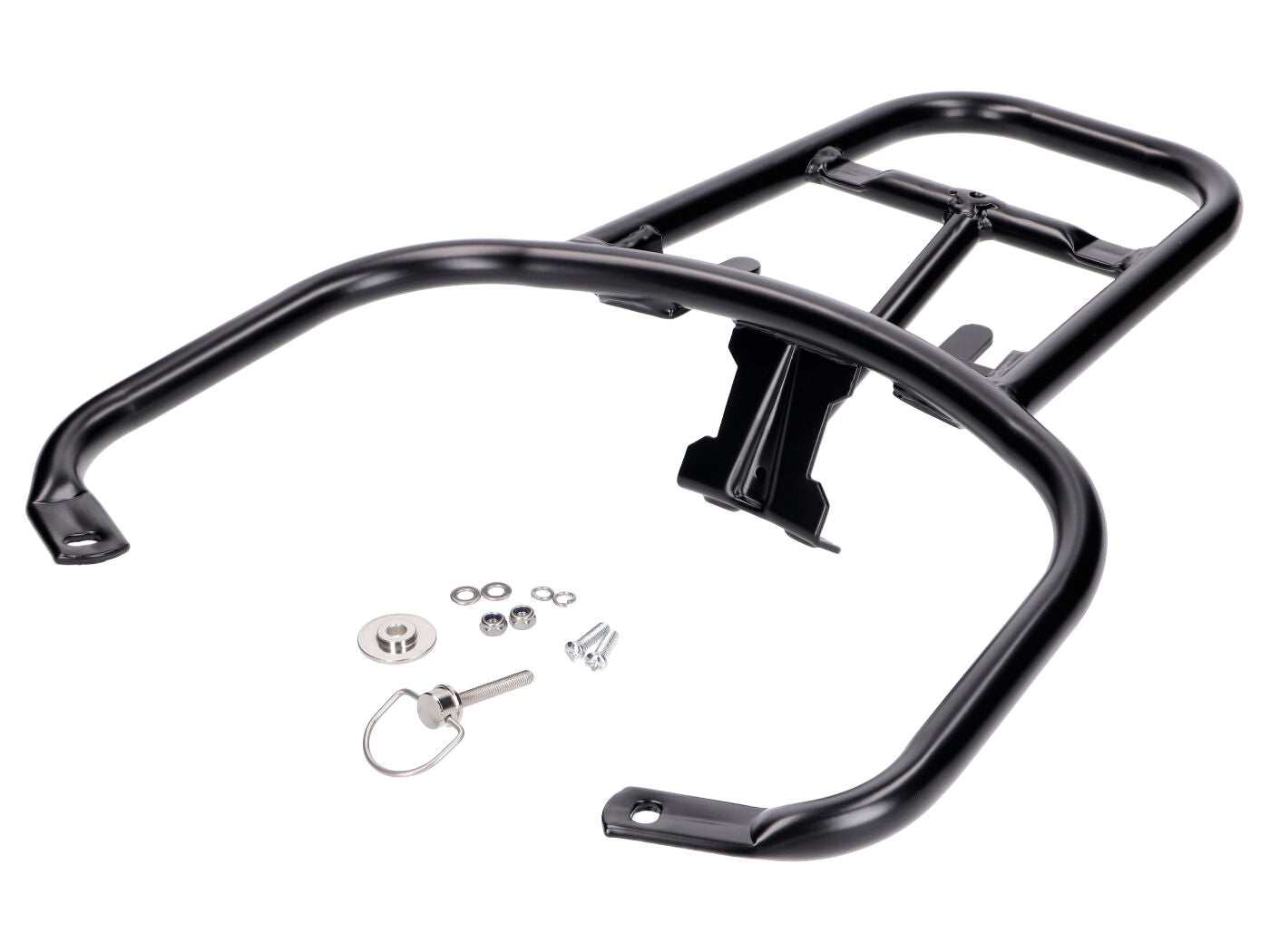 Suport top case spate 101 Octane negru pentru Vespa GT 125, GT 200, GTS 125, GTS 250, GTS 300 și alte modele