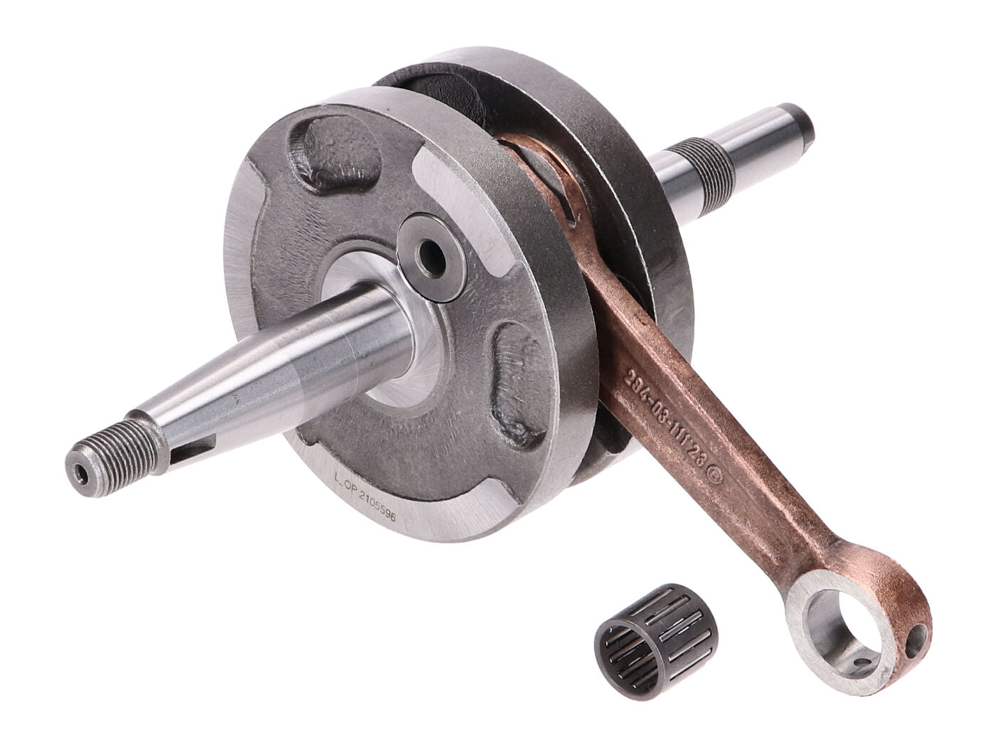 Arbore Cotit Top Racing Disc Complet Ranforsat pentru Zündapp KS 50, KS 80, KS 80 Touring, KS 80 Super, SX 80 și alte modele 2-, 3-, 4-viteze
