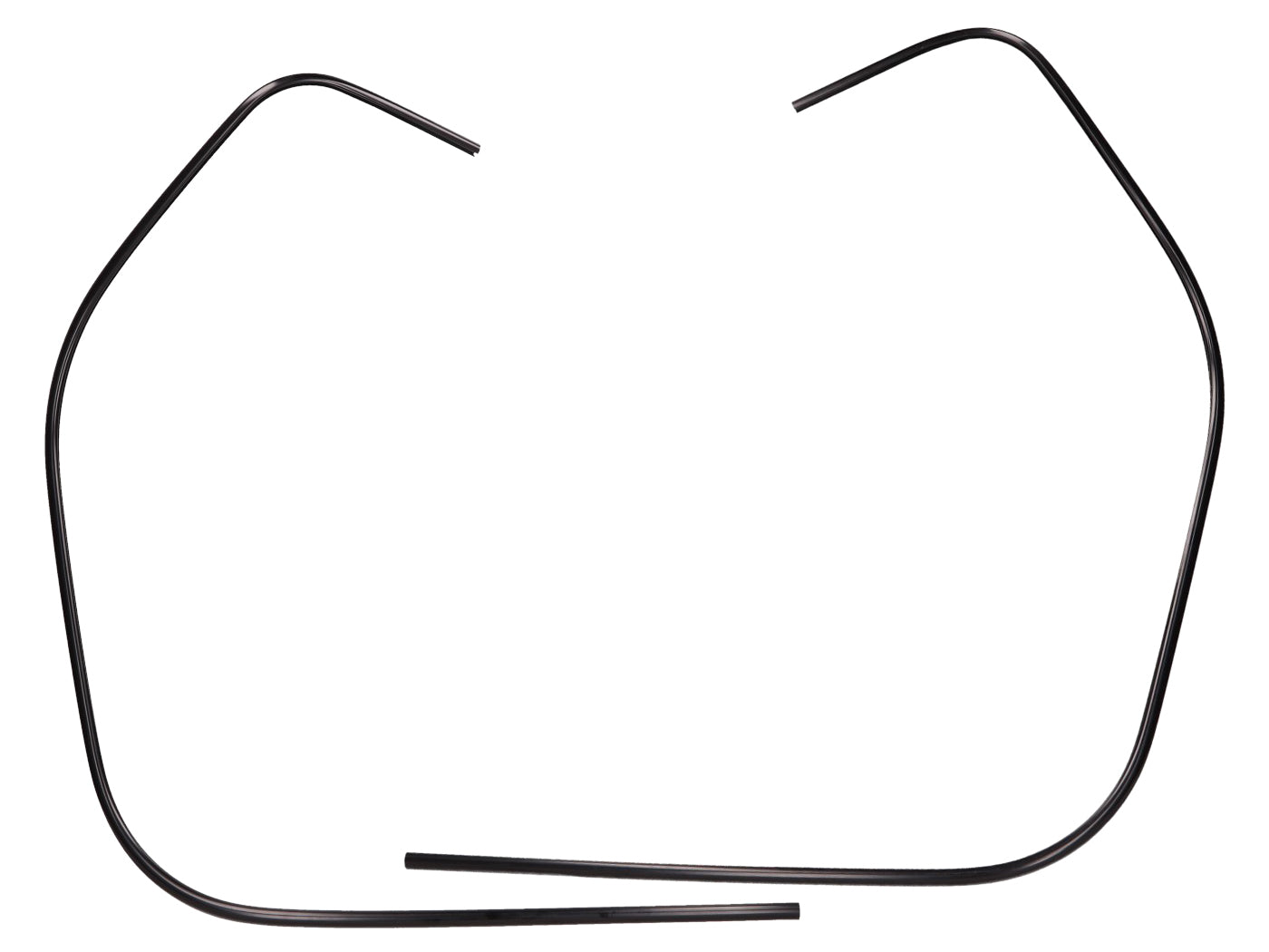 Bandou protecție bord Moto Nostra 1460mm negru pentru Vespa GTS 125, GTS 150, GTS 300, GTS Super 125, GTS Super HPE 300 și alte modele