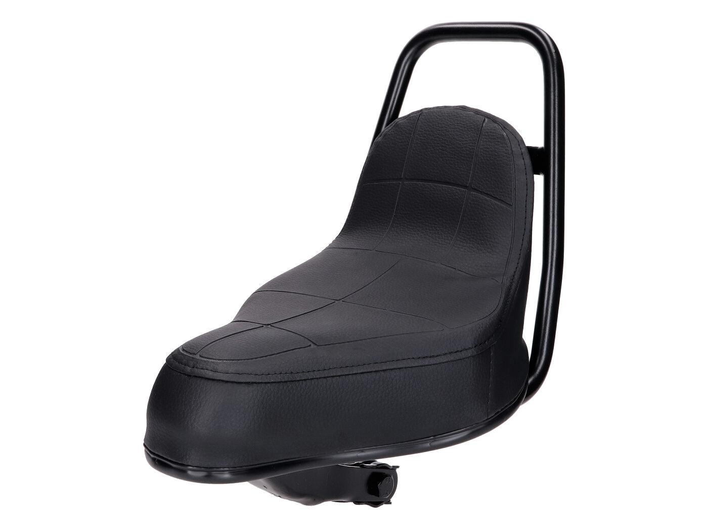 Șa Chopper neagră pentru Puch Maxi S/N, Maxi L2A, Maxi K2, X 30A și alte modele