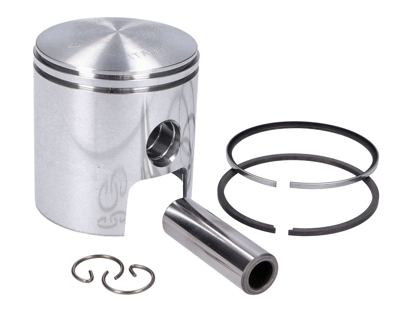 Kit piston pentru kit cilindru Gilardoni 74cc pentru Puch Condor Enduro 50, Monza M50 Sport 4 viteze