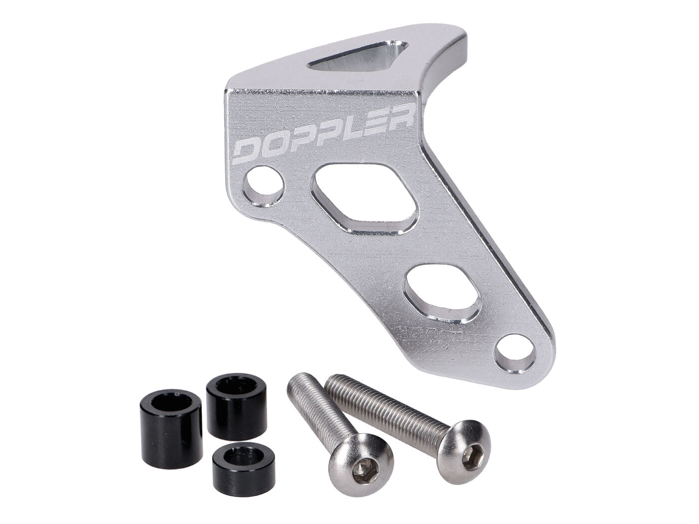 Opritor Pârghie Ambreiaj Doppler Aluminiu Argintiu pentru Minarelli AM6 - Rieju, Beta, Motorhispania, Aprilia, Yamaha și alte mărci