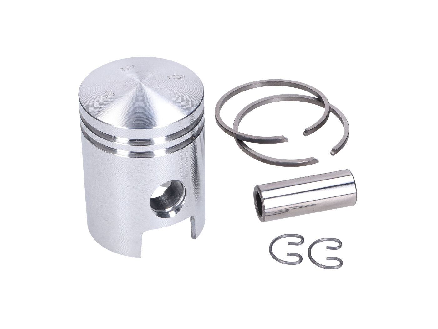 Set piston Meteor 37,97mm pentru Hercules Prima 2, Prima 3, Prima 4, Prima 5, Prima GT și alte modele