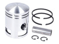 Set piston Meteor 52.7mm pentru Vespa 125 GT R VNL2T, P125 X VNX1T, 125 TS VNL3T, 125 GT VNL2T și alte modele