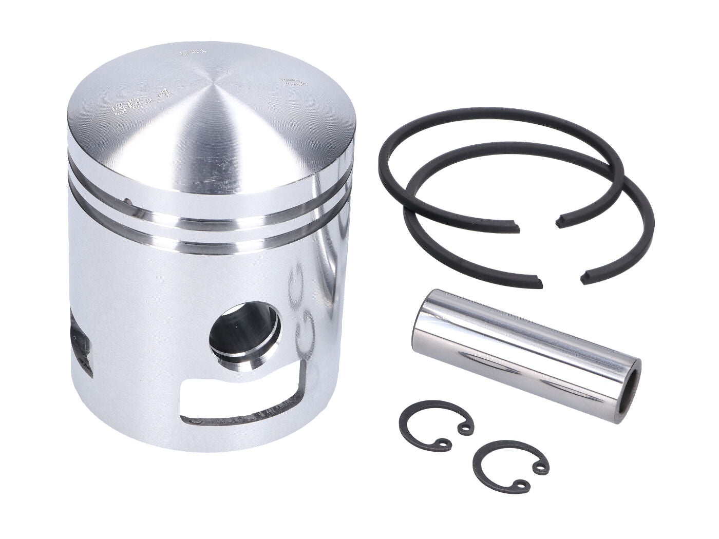 Set piston Meteor 58.40 pentru Vespa Classic PX150, P150X, Cosa 150, LML Star 150 și alte modele