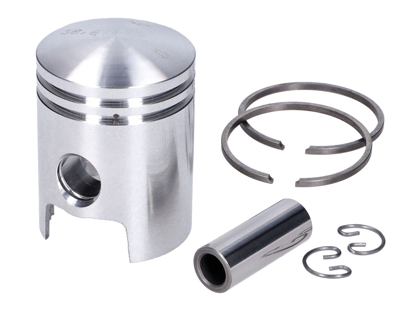 Set piston Meteor 38,6mm pentru Vespa 50 Sprinter SR, Vespa 50 S, PK 50 SS, Vespa 50 HP
