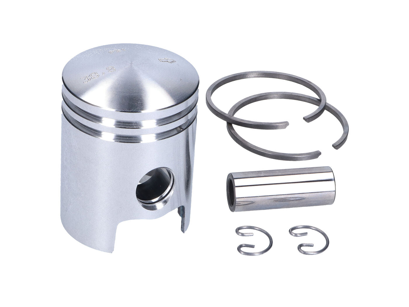 Set piston Meteor 38,8 mm pentru Vespa 50 Sprinter SR, Vespa 50 S, PK 50 SS, Vespa 50 HP