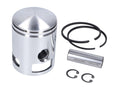 Set piston Meteor 52,5mm pentru Vespa Classic PX 125, Cosa 125, LML Star 125 2T și alte modele
