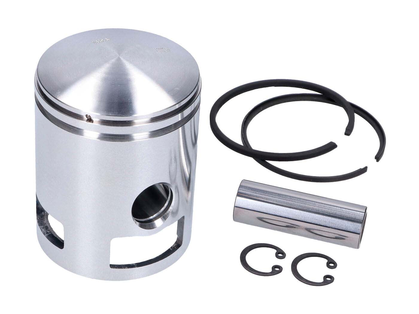 Set piston Meteor 52,9mm pentru Vespa Classic PX125, LML Star 125 2T și alte modele