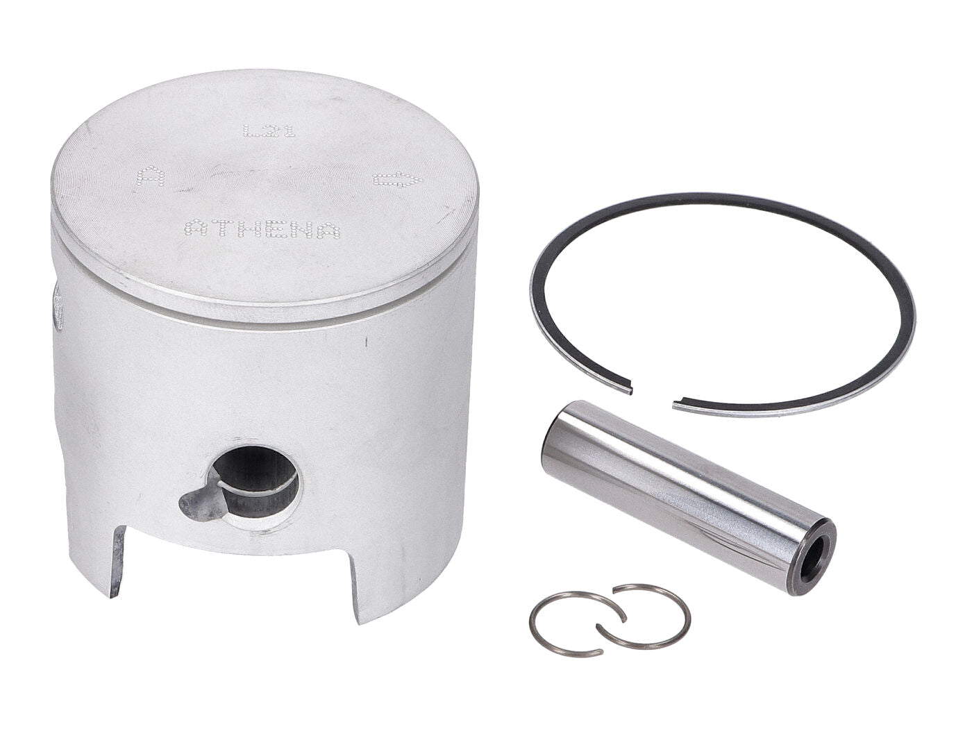 Set piston Athena A Ø47,54mm ax 10mm pentru MBK, Yamaha, Aprilia și alte modele Minarelli vertical