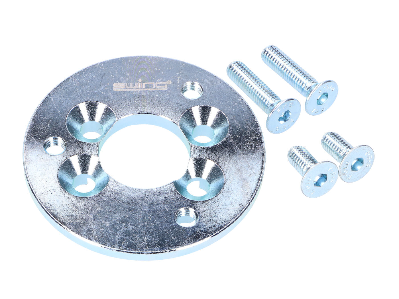 Placă adaptor Swiing 100g pentru rotoare interne MVT, PVL, Selettra pentru Rieju, Beta, Motorhispania, Aprilia, Yamaha și alte modele