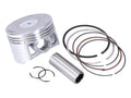 Set piston EVOK 125cc 52,4mm pentru SYM Shark 125, Euro MX125, Fiddle II 125, Jet 4 125, Symphony 125 și alte modele