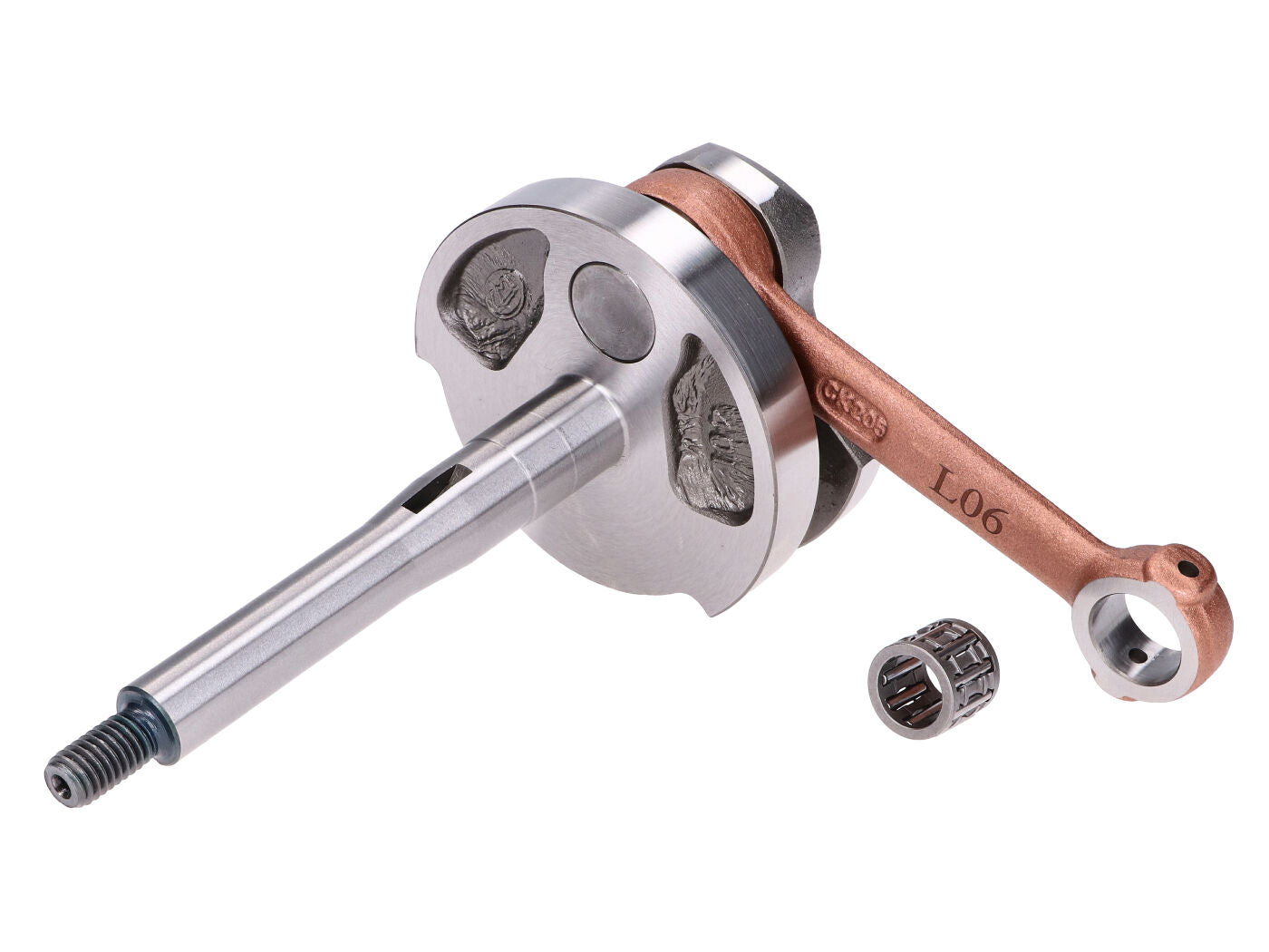 Arbore Cotit RMS ax piston 10mm pentru Vespa Mofa, Piaggio și alte modele 50cc
