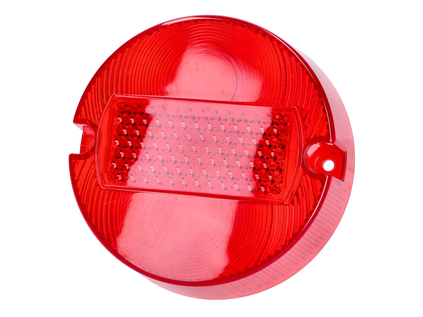 Sticlă stop spate 101 Octane roșie 100mm fără marcaj E pentru Simson SD50, KR50, KR51, S51, SR50, S70, SR80 și alte modele