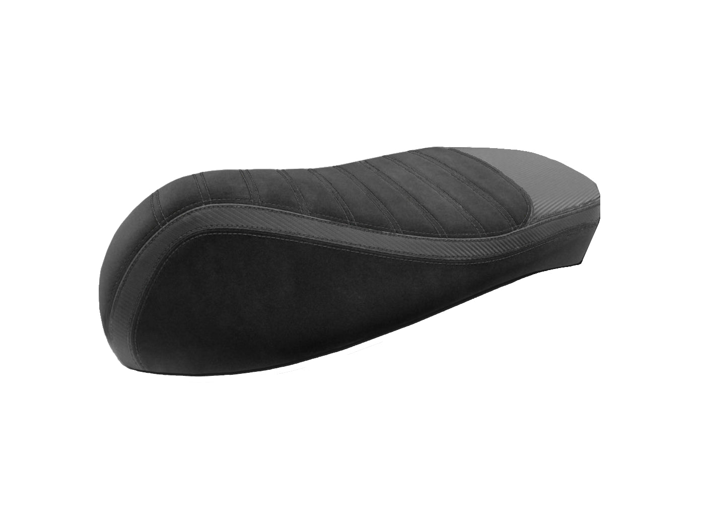 Husă șa JN Seats negru cu cusătură neagră pentru Vespa GTS 125, GTS 150, GTS 250, GTS 300, GTV 300 și alte modele