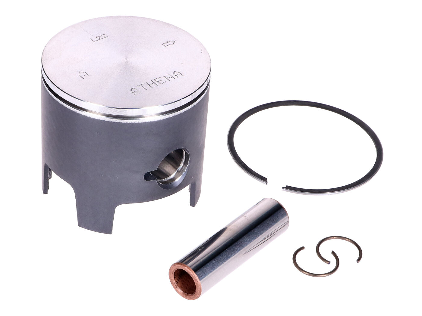 Set piston Athena Ø49,95mm 80cc pentru Minarelli AM6 - Rieju, Beta, Motorhispania, Aprilia, Yamaha și alte mărci