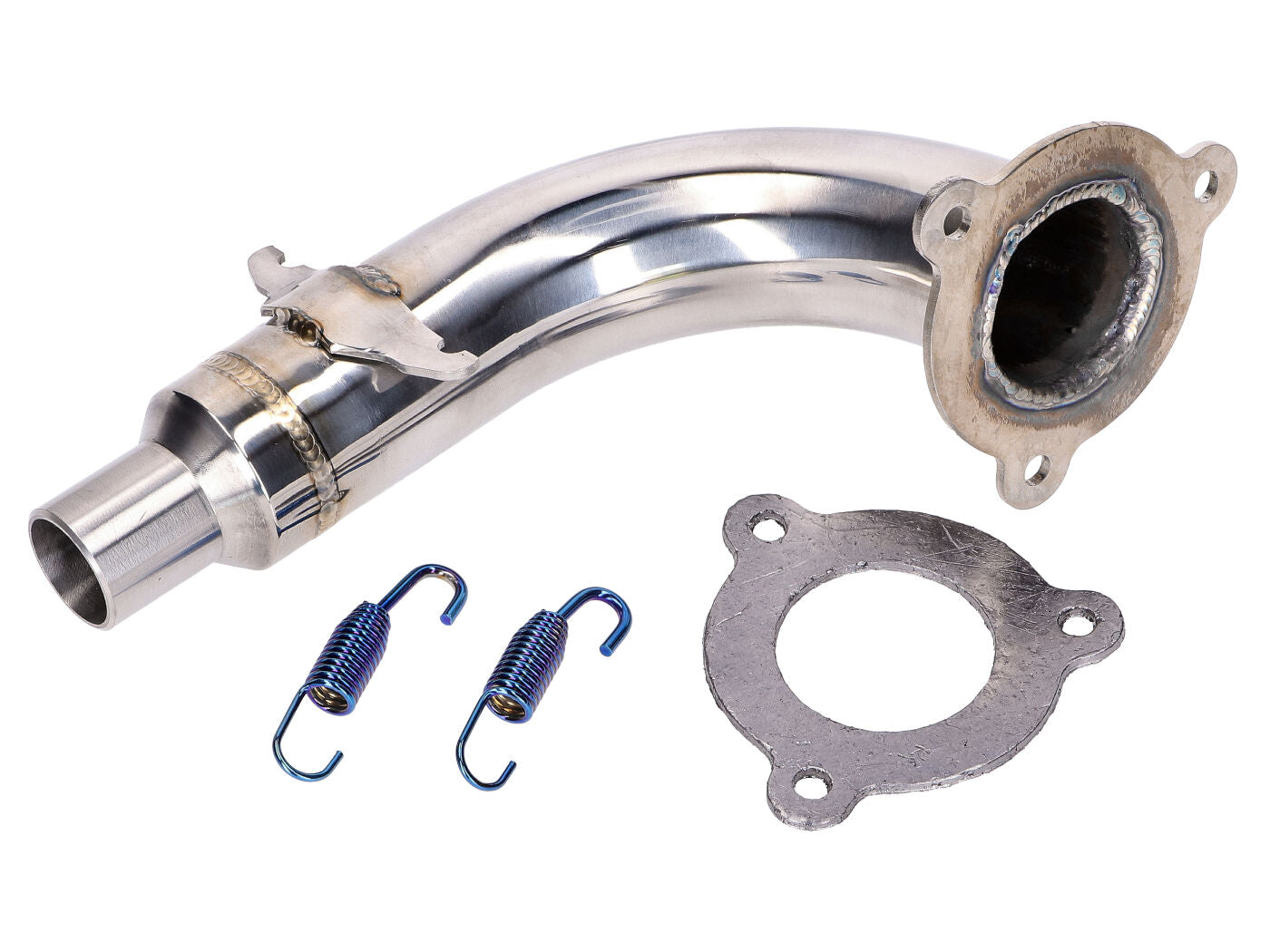 Colector eșapament deschis 101 Octane din inox pentru Rieju MRT 50 Cross, MRT 50 Pro Cross, MRT 50 Pro SM, MRT 50 SM, MRT 50 SM Trophy E5