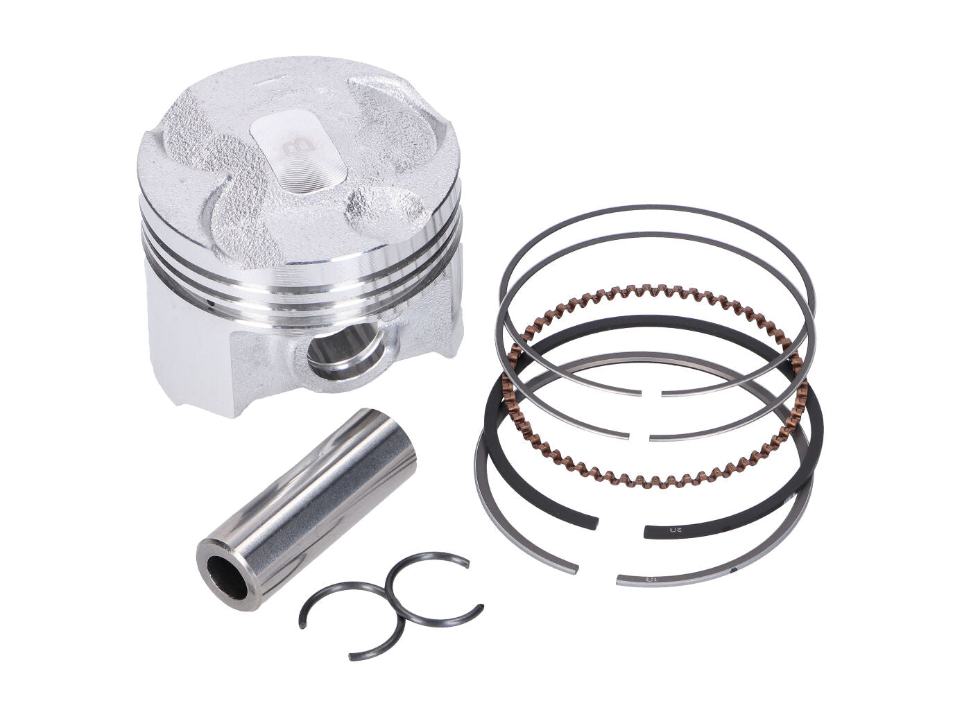 Set piston 50cc pentru Yamaha Giggle XF 50, Vino 50, Neos 50, Aerox 50 și alte modele 4T LC Euro2