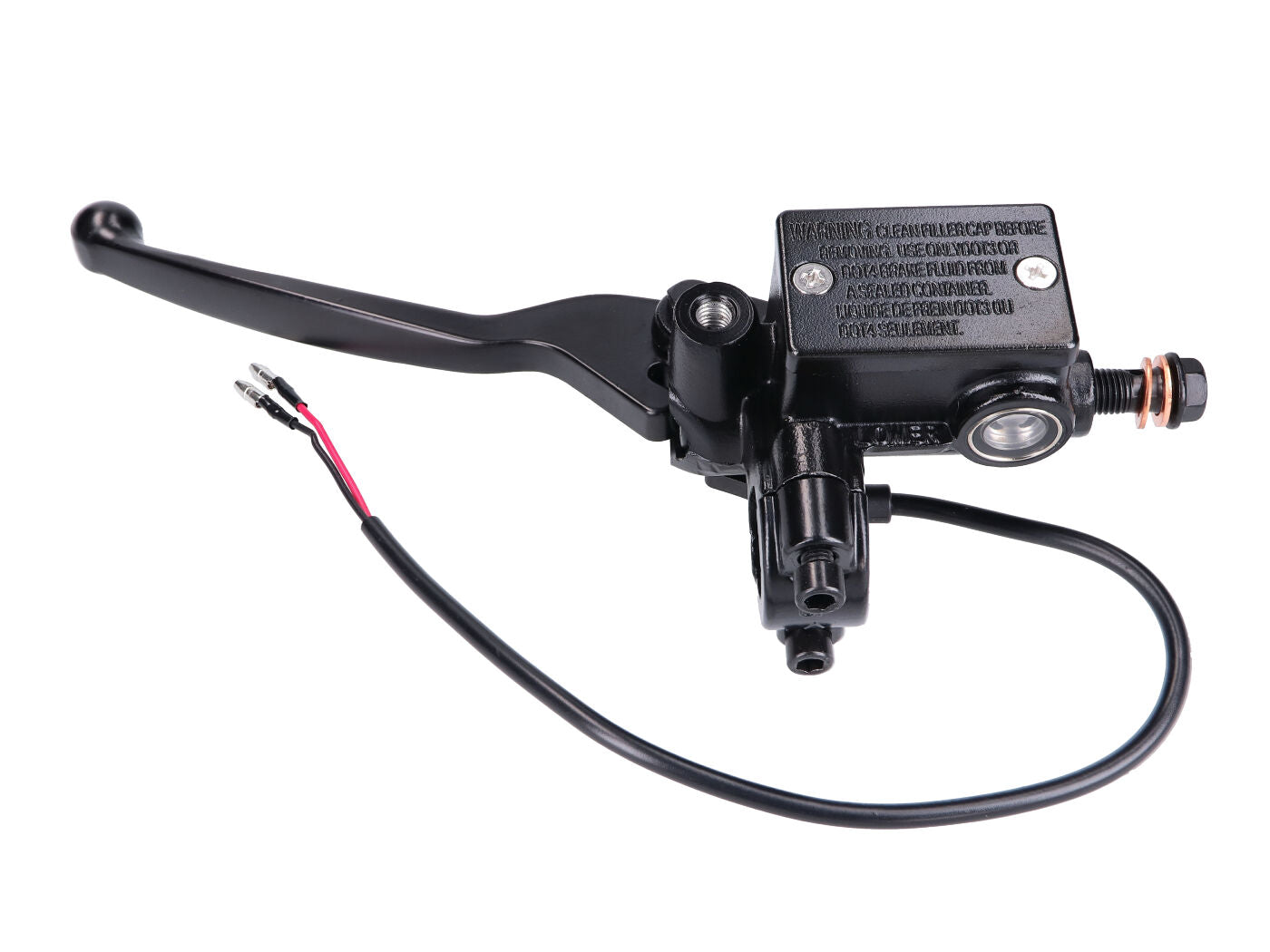 Cilindru frână spate negru 101 Octane pentru Baotian, Flex Tech, Znen, Nova Motors, Benero și alte mărci