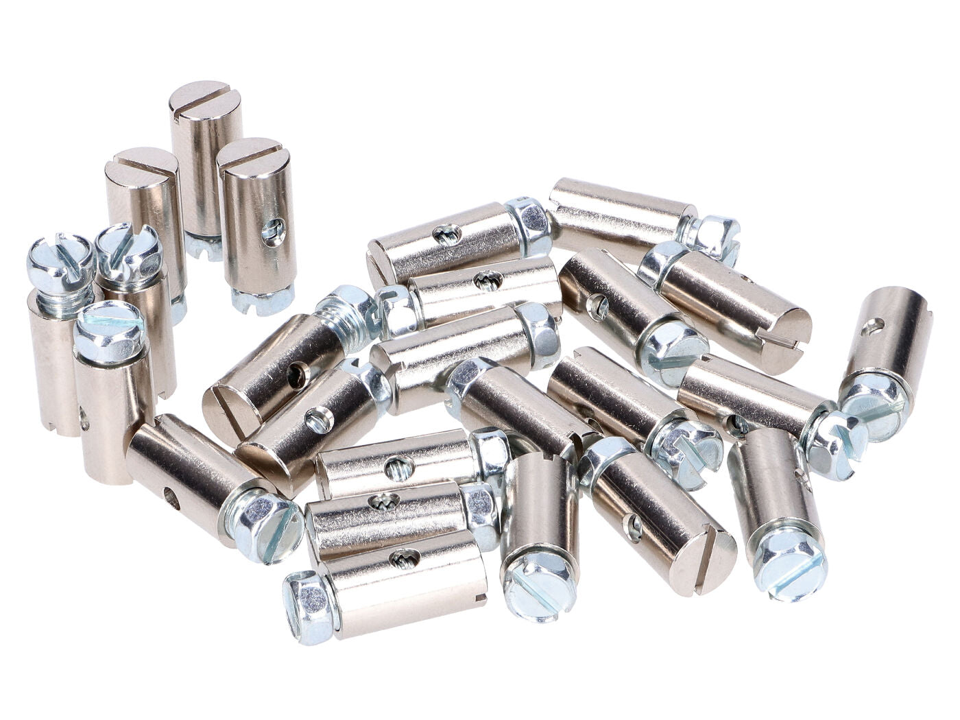 Nipluri cu șurub pentru cablu interior 8,0x15,0mm - set 25 bucăți universal