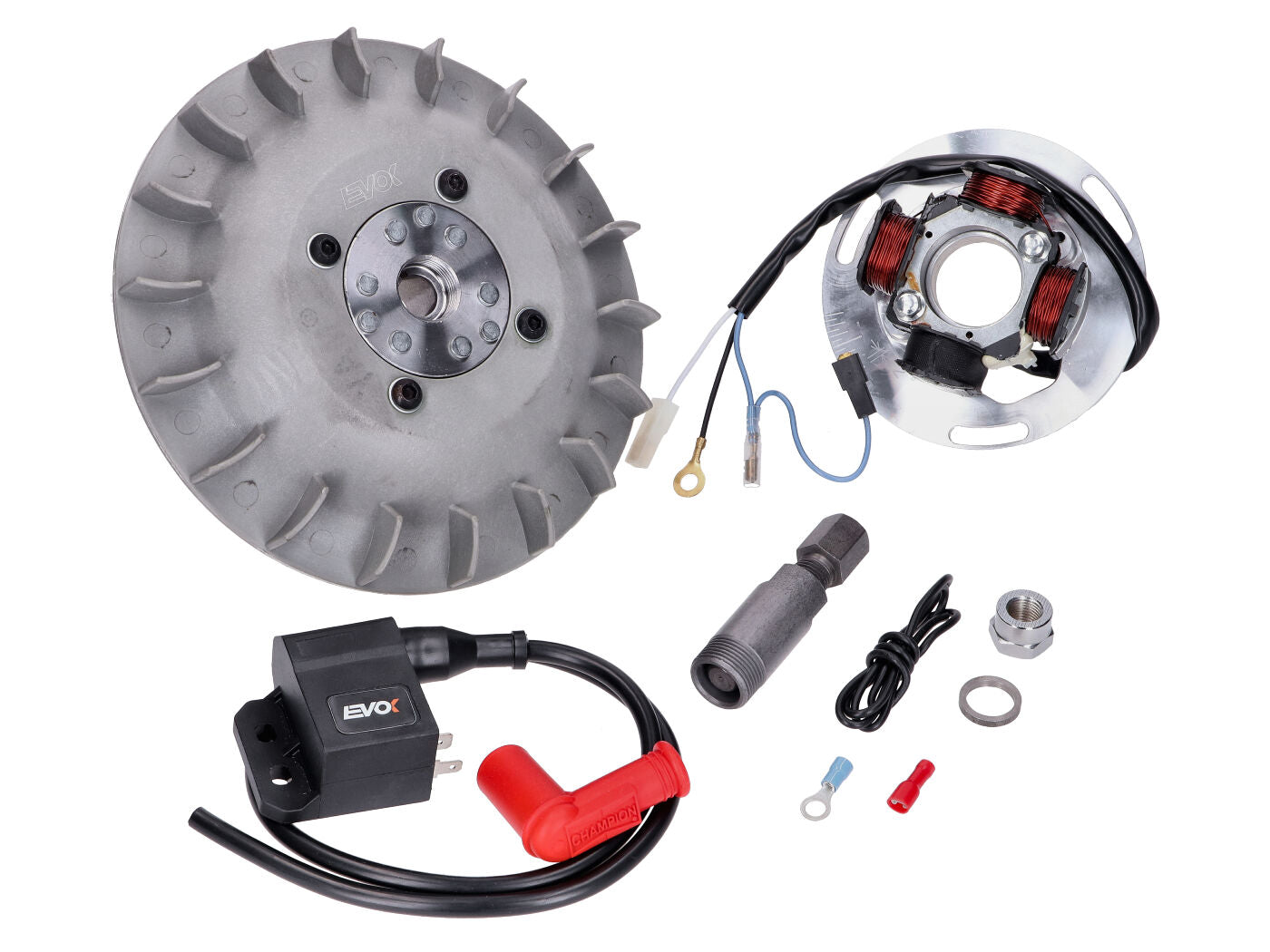 Sistem de aprindere EVOK electronic 12V pentru Vespa P125X, P150X, P200E, PX80E, PX125T5, PX150E și alte modele