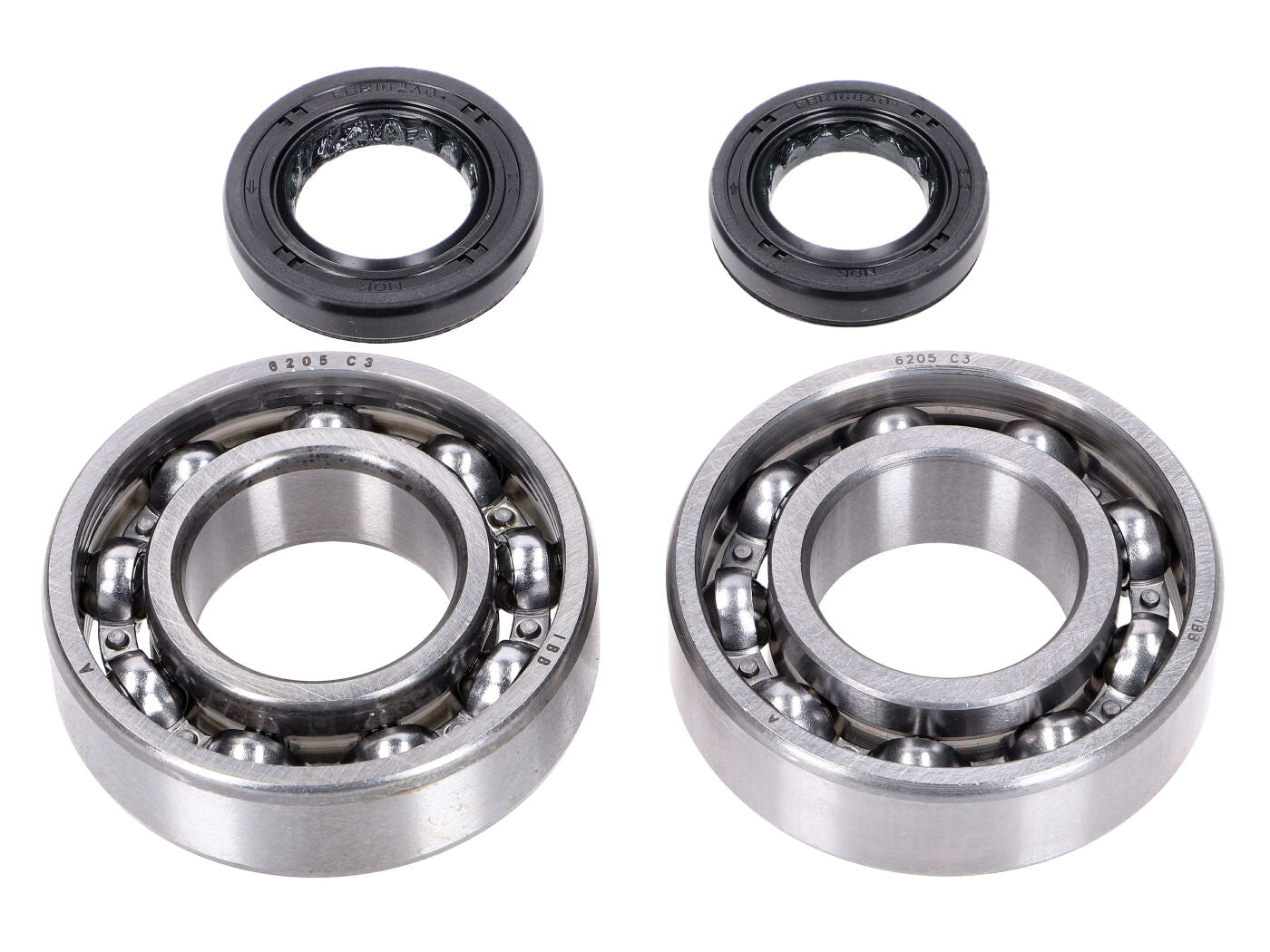 Set rulmenți arbore cotit cu simeringuri pentru Yamaha Aerox 50 4T, Neos 50 4T, Giggle XF 50 4T, Vino 50 4T și alte modele