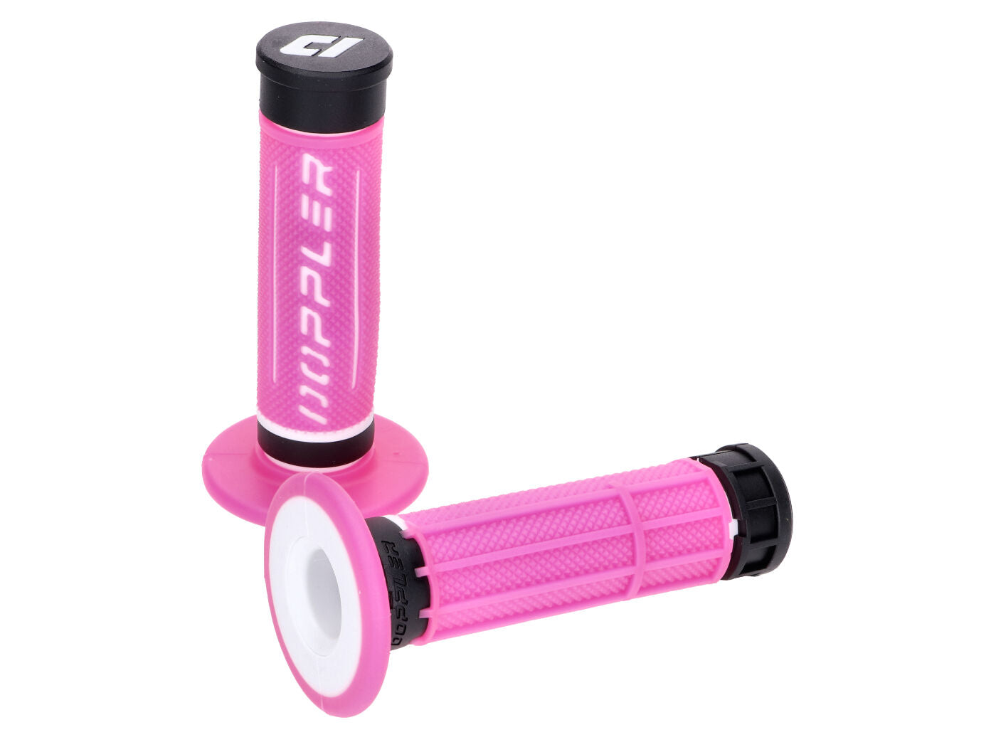 Set manșoane ghidon Doppler Grip 3D roz / alb / negru universal