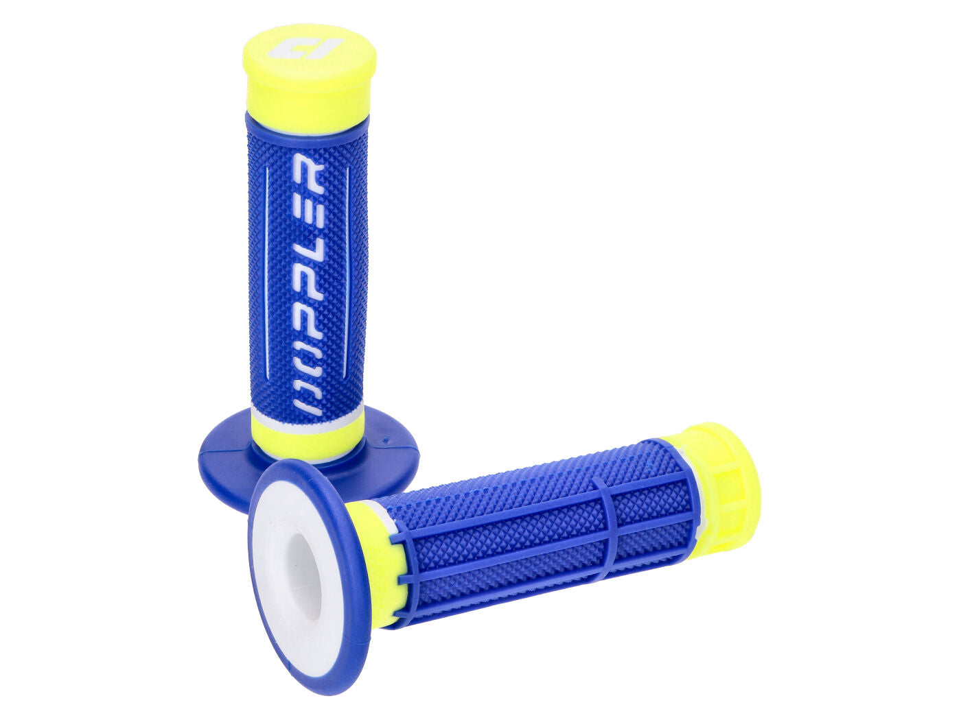 Set Manșoane Ghidon Doppler Grip 3D albastru / alb / galben neon