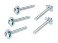 Set șuruburi M5x35 și șaibe arc ambreiaj (5 piese) pentru Derbi, Aprilia, Gilera și alte modele D50B0, EBE, EBS