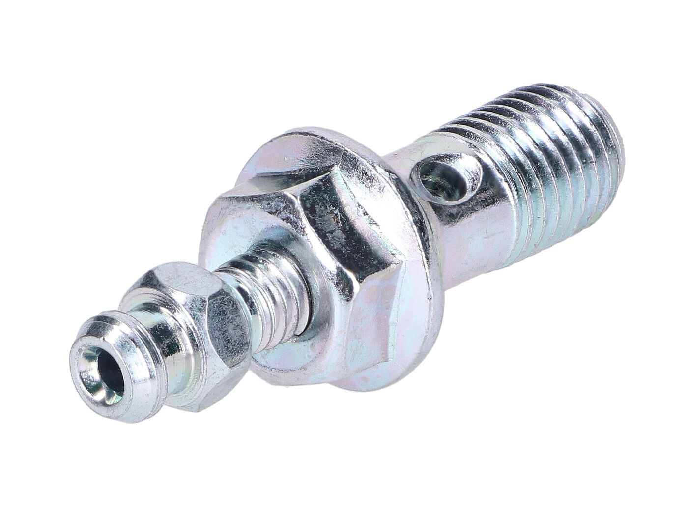 Șurub olandez pentru furtun de frână cu niplu de aerisire integrat M10x1.25 universal