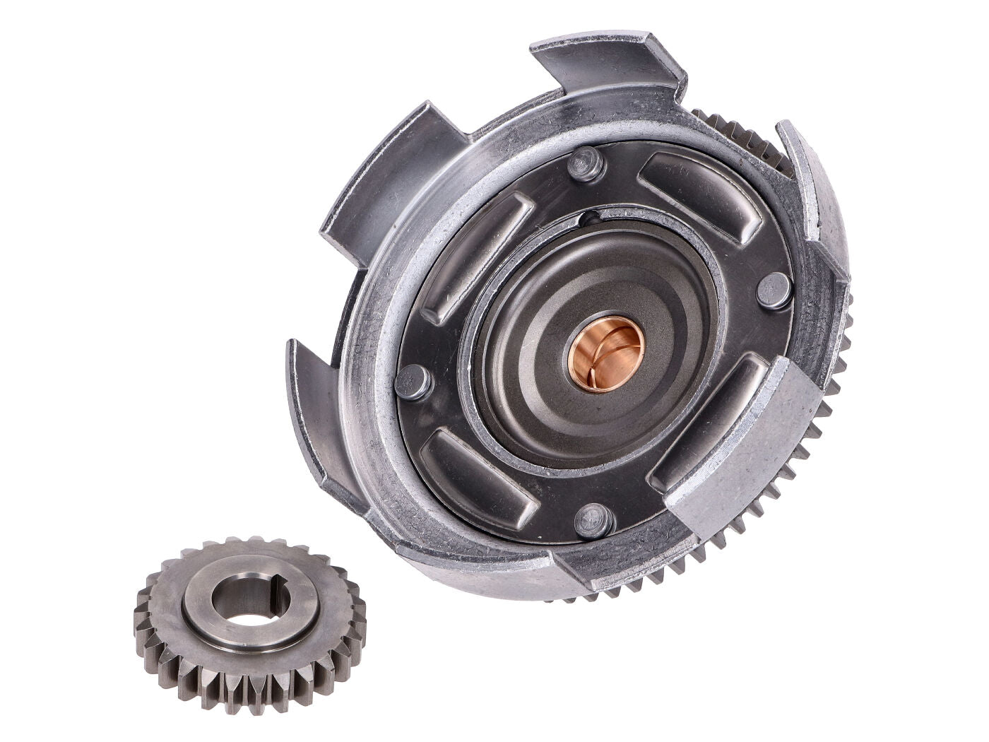 Set roți dințate transmisie primară CIF 27/69 2.56 dantură dreaptă pentru Vespa Classic PK 50, PK 80, PK 125 și alte modele