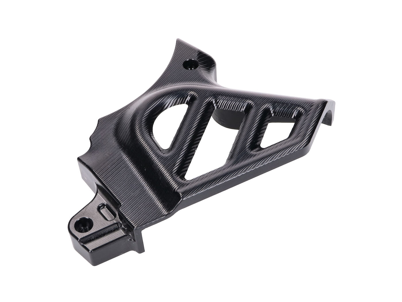 Capac pinion față 101 Octane aluminiu CNC negru pentru Rieju, Beta, Motorhispania, Aprilia, Yamaha și alte mărci