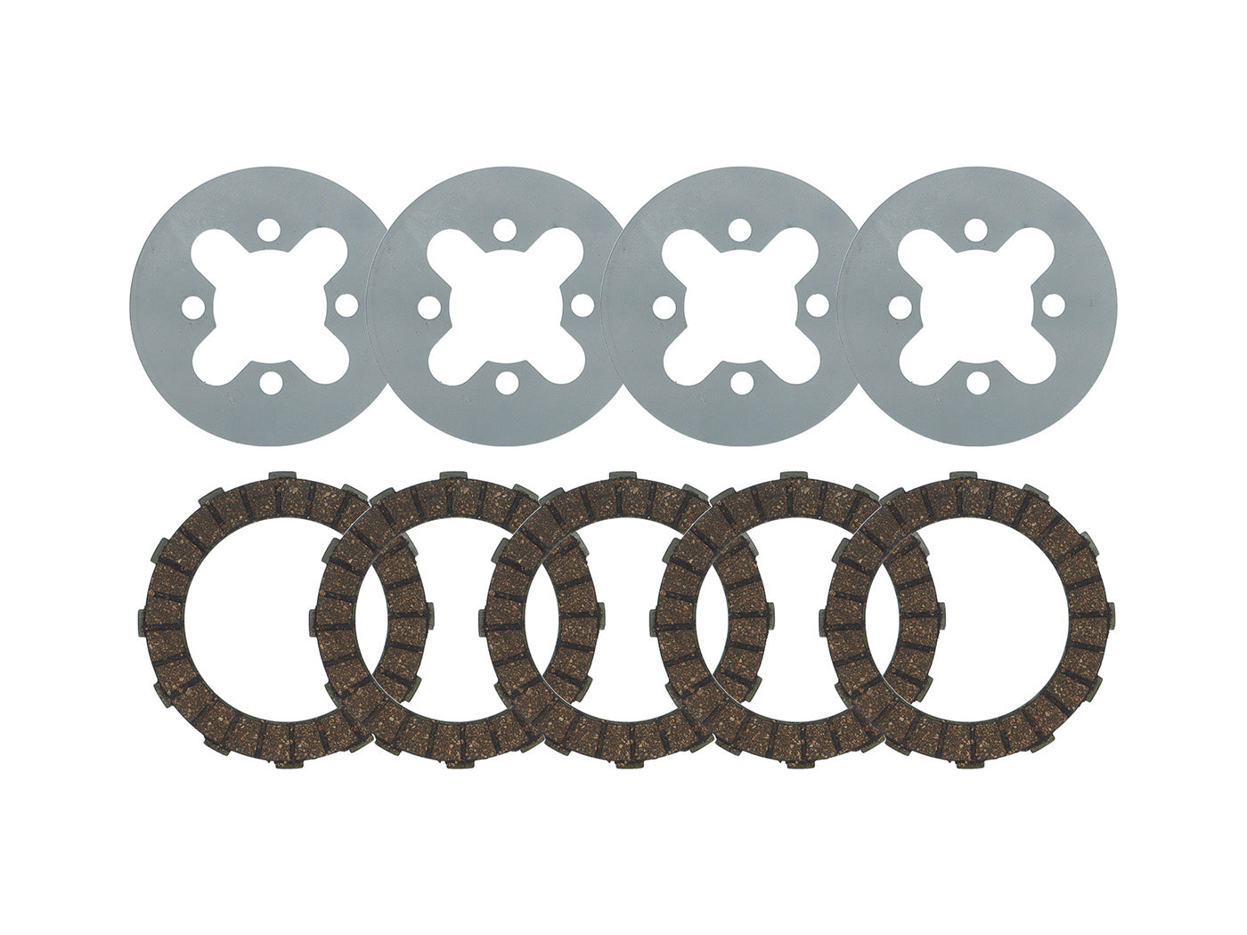 Kit de conversie ambreiaj Venandi Motors 5 discuri 0,8mm 12Nm inox pentru Simson KR51/1 Schwalbe