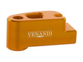 Distanțier Venandi Motors CNC opritor frână spate auriu pentru Simson SD50, KR50, KR51, S51, S53, SR50 și alte modele