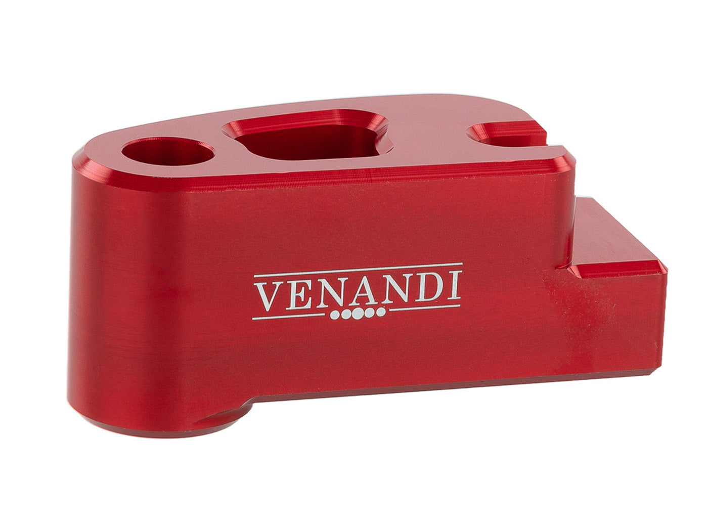Distanțier Venandi Motors CNC opritor frână spate roșu pentru Simson SD50, KR50, KR51, S51, S53, SR50 și alte modele