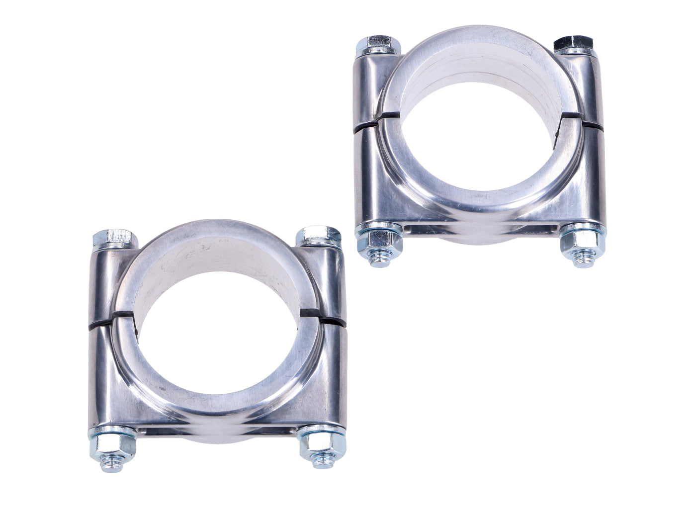 Punte de prindere aripă față Venandi Motors aluminiu lustruit pentru Simson S50, S51, S70