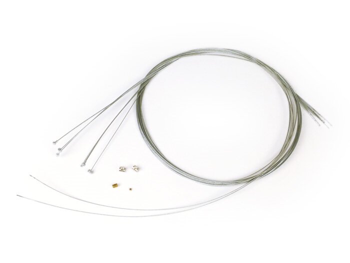 Set cabluri interioare BGM Original universal pentru Vespa și Lambretta – 2x Ø1,9mm x 2100mm, 2x Ø1,6mm x 2100mm, 1x Ø1,2mm x 2500mm