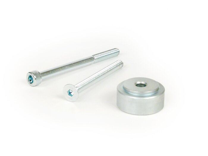Kit de montaj Moto Nostra pentru oglinzi la capătul ghidonului Ø=30mm pentru Vespa, Piaggio, Aprilia, Gilera