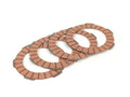 Set discuri de fricțiune ambreiaj BGM PRO Superstrong Sport Roșu pentru Vespa Classic, MotoVespa, Vespa Piaggio și alte mărci - 4 discuri