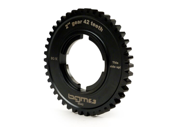 Pinion treapta 2 BGM PRO 42 dinți pentru Vespa Classic, MotoVespa, LML și alte modele