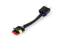 Kit adaptor cabluri BGM PRO pentru conversie far H4 la far LED original PIAGGIO pentru Vespa Primavera 50-125-150, Sprint 50-125-150, GTS 125-300
