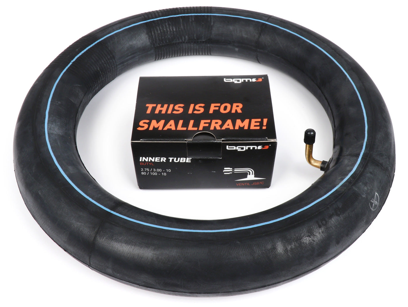 Cameră de aer BGM PRO 10 inch 3.00-10, 90/90-10 pentru Vespa, MotoVespa, Lambretta și alte modele