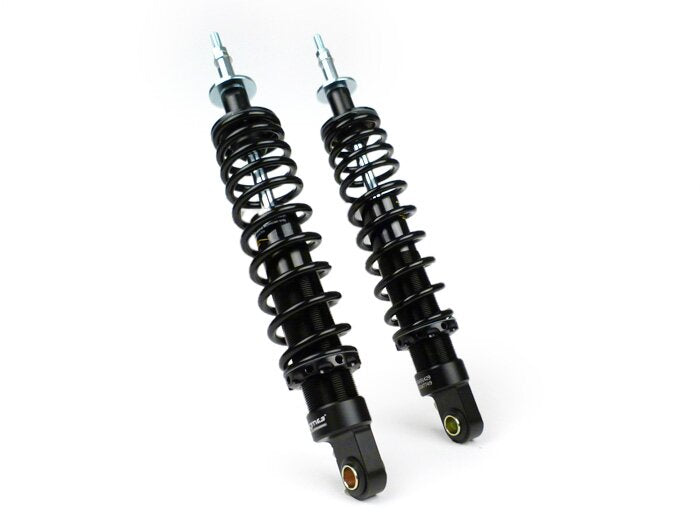 Set amortizoare spate BGM PRO SC/R1 Sport pentru Vespa GT, GTL, GTV, GTS 125-300 (toți anii), GTS Super 300 HPE, SuperSport 300 - negru