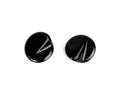Set capace orificii oglindă BGM PRO negru pentru Vespa GTS 125, GTS 150, GTS 300 HPE, Supertech și alte modele