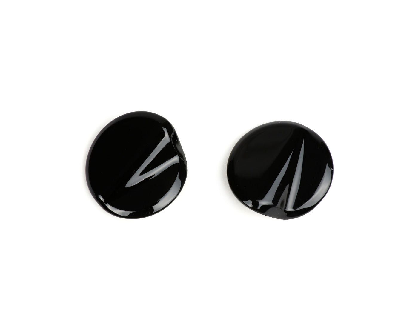 Set capace orificii oglindă BGM PRO negru pentru Vespa GTS 125, GTS 150, GTS 300 HPE, Supertech și alte modele