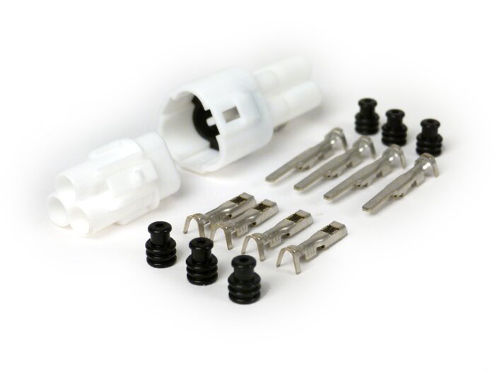Set conectori BGM PRO pentru instalație electrică, tip 090 SMTO MT etanș, 3 contacte, 0.85-1.25mm², rezistent la apă, universal