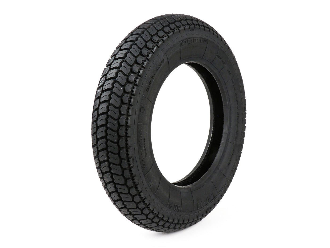 Anvelopă Scuter BGM PRO Classic 3.50-10 inch TT 59P întărită, fabricată în Germania, universal