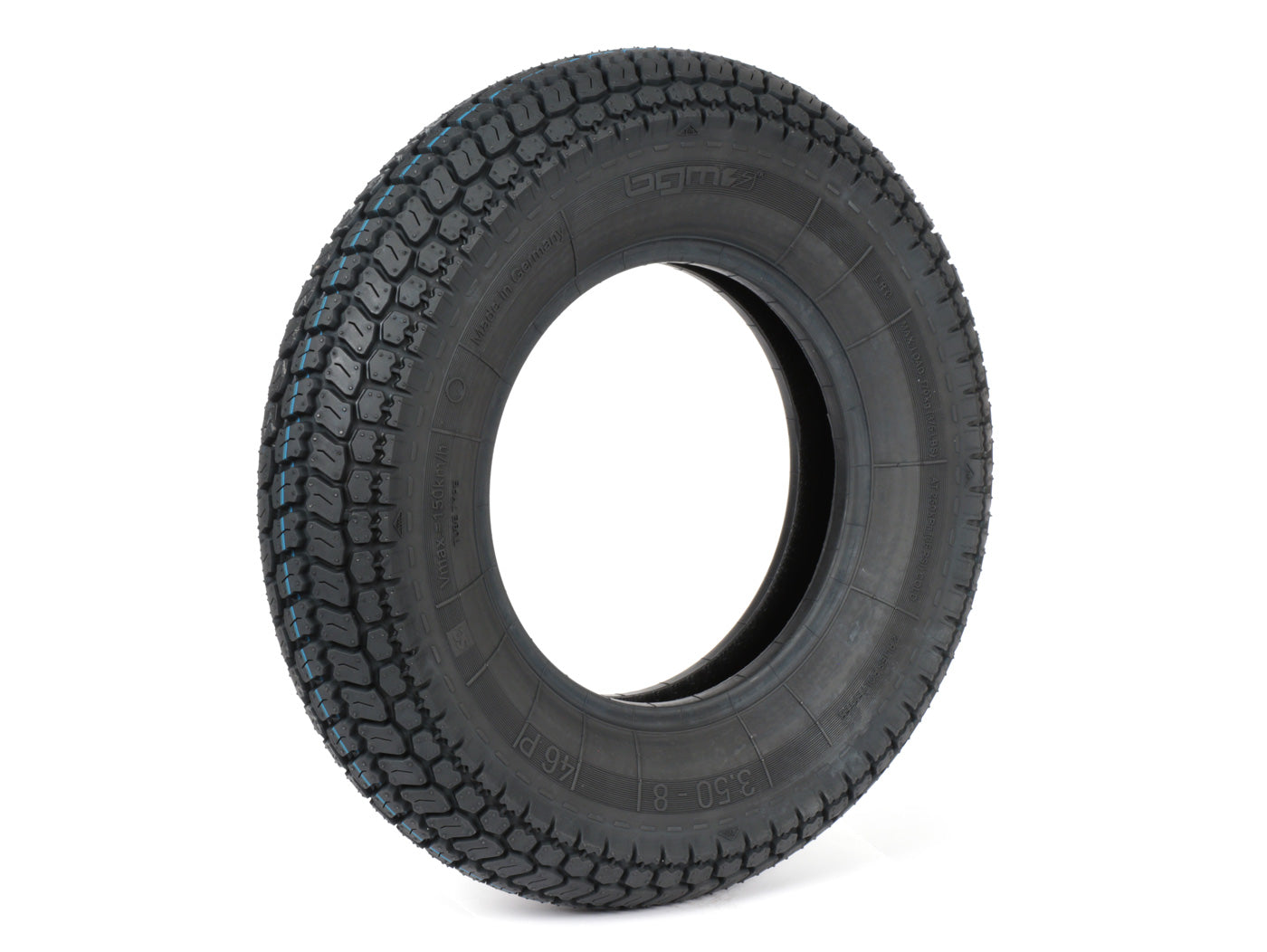 Anvelopă Scuter BGM PRO Classic 3.50-8 inch TT 46P 150 km/h Ranforsată universal